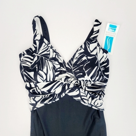 NWT Silhouette Solution Waist Minimizer One Piece Swimsuit - Picture 5 of 9